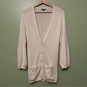 Theory Amaya 100% Cashmere Black Cardigan Sweater